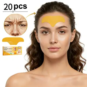 2 boxes of 20-piece forehead anti-wrinkle patches, effectively reducing wrinkles, gentle and safe, suitable for all skin types, non-comedogenic, with a soothing fragrance, used for skin care and cleansing, excellent gifts for Valentine's Day and Mother's