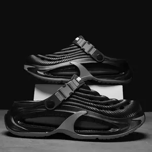 Chunky Utility Clogs with Buckle Strap | Sculpted Foam Streetwear Mules for Men & Women | Cutout Camp Sandals | Shock-Absorbing Recovery Slides | Big Sizes 36-49 #Summervibes