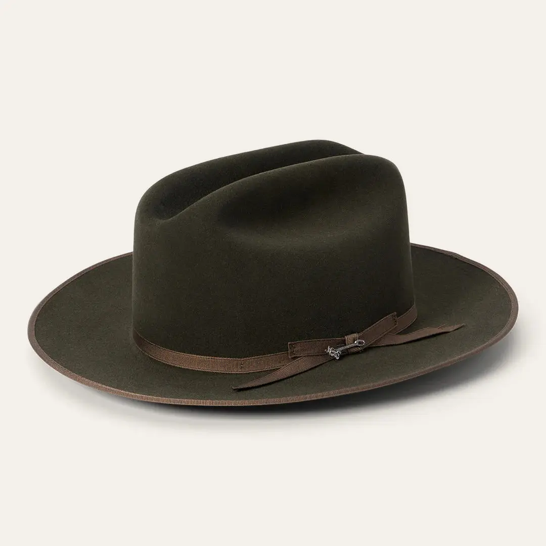 Stetson Royal Deluxe Open Road Sage Felt Cowboy Hat TFROPR-3626-Sage