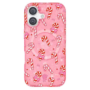 Pink Peppermint iPhone Case