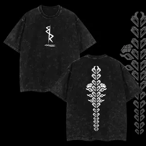 Cyberpunk Anime Double Printed Unisex Oversize Anime Manga Acid Heavyweight Cotton T-shirt, graphic tee,anime lover , outfits men