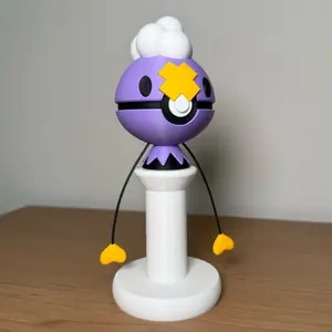 Drifloon Ball - Made to Order, High-Quality PLA, 3D Printed Pokeball Figure, Decor