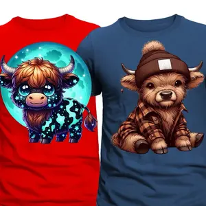 Highland Cow TWO T-Shirt Grab Bag