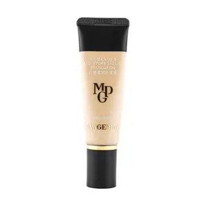 MAOGEPING MGP Radiant Moisture Cream Foundation 20ml #801 Soft White Moonlight for Fair to Natural Skin Hydrating Dewy Finish