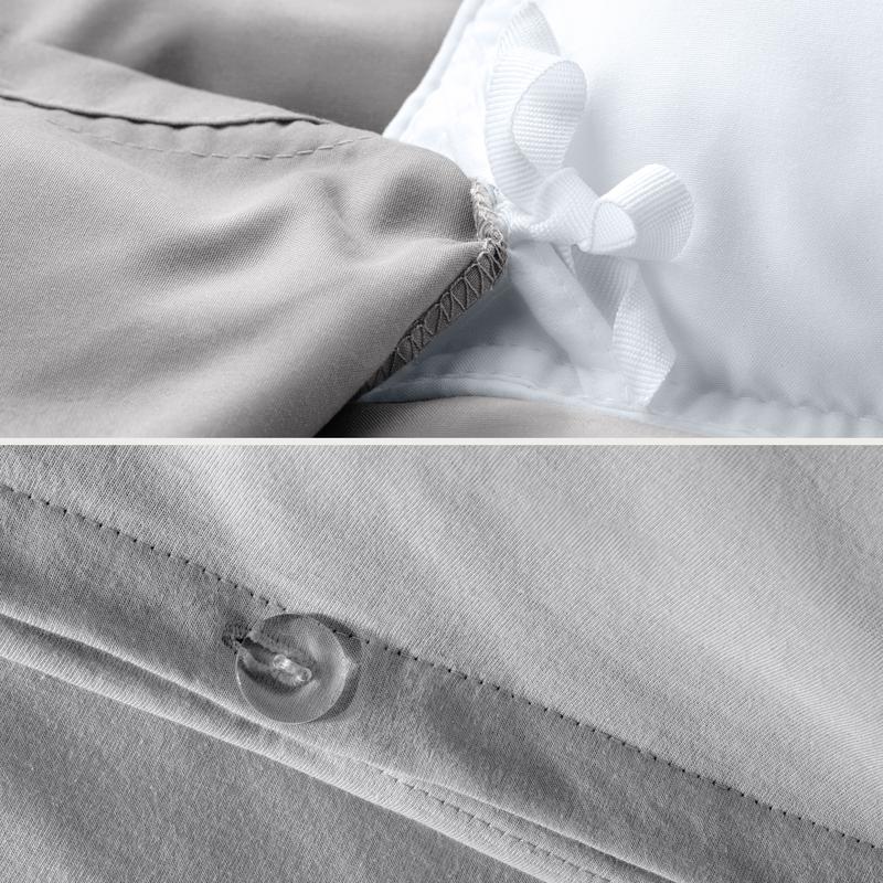 Bare Home Organic Cotton Jersey Duvet Cover & Sham Set