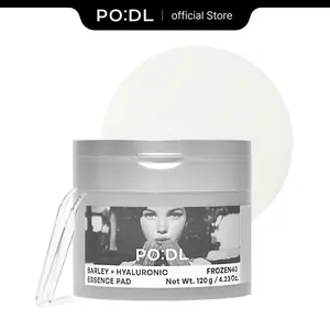 PODL Barley Hyaluronic Frozen40 Essence Toner Pads(70p) | Freeze-Dried Technology for Instant Cooling Hydration & Calming | Dual-Sided Toner Pads for Soft Exfoliating & Smooth Skin | Korean Skin Care