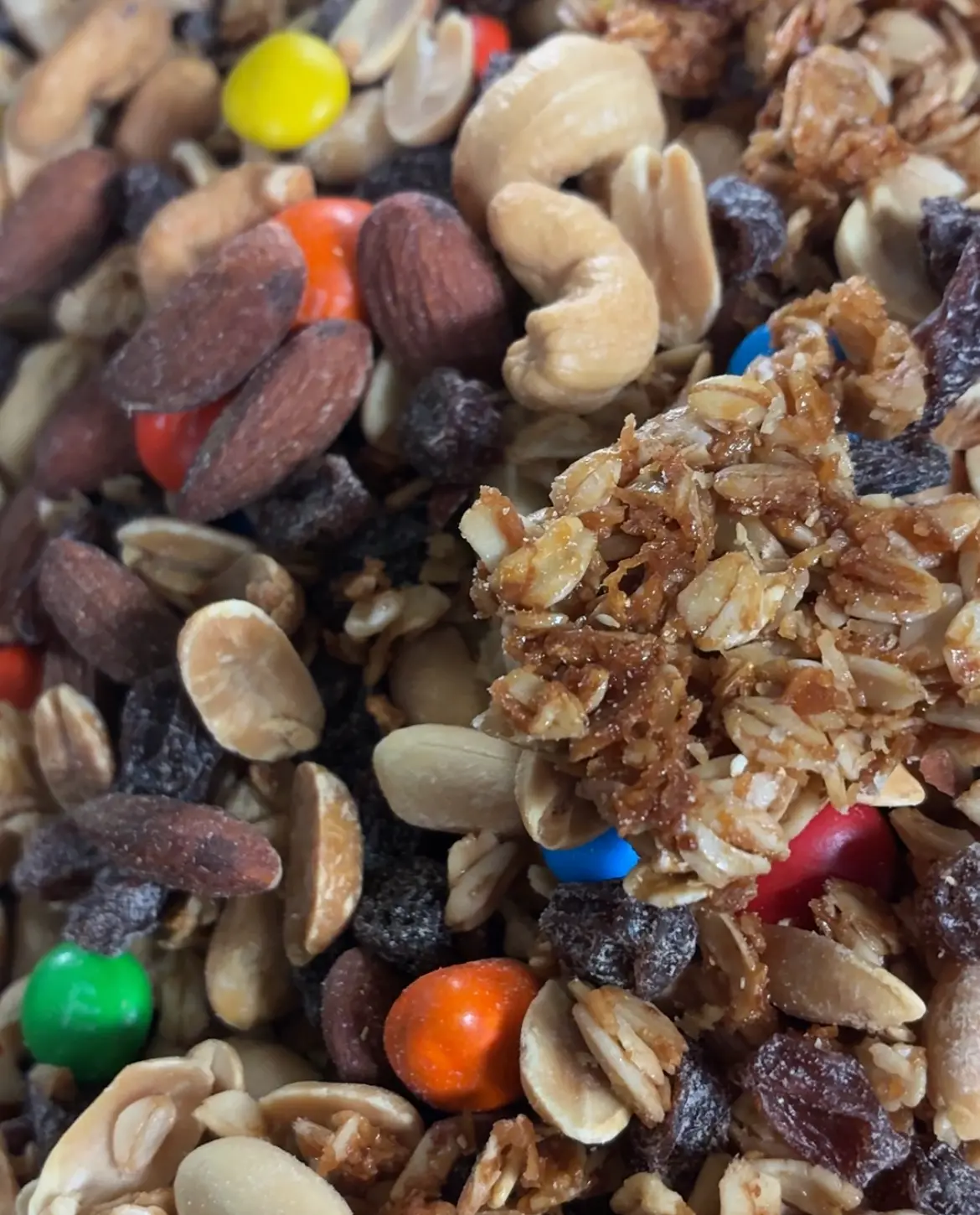 Granola Trail Mix with Maple Oat Granola, Sweet and Salty, Healthy Snack, Gluten Free Chocolate Granola Crunch