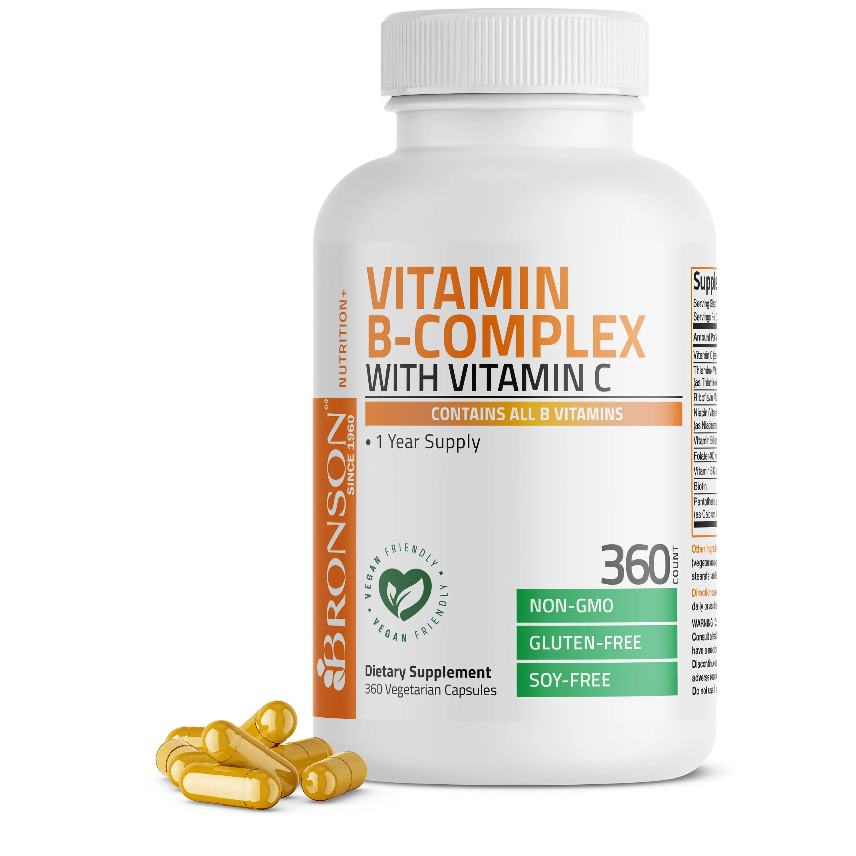 Natural Vitamin B Complex and Vitamin C Supplements for Health vitamin  b  complex