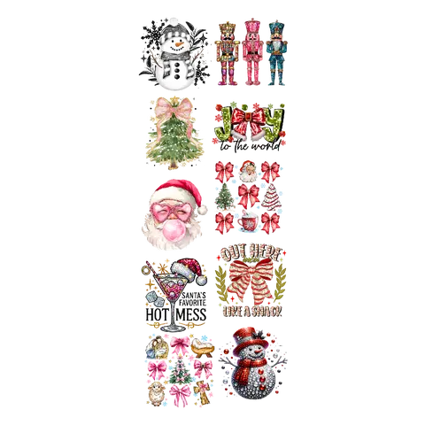 Christmas DTF gangsheet