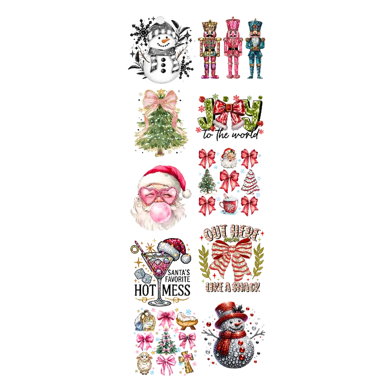 Christmas DTF gangsheet