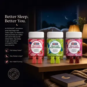 Zero Sugar Gummy Bundle (3-in-1): Sleep Support, Hair & Vitamin D, Digestive Relief — Vegan, Gluten-Free, Non-GMO, Gelatin-Free