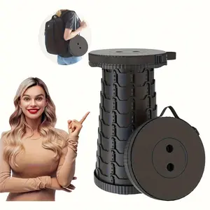 Portable Adjustable Folding Bench for Outdoor Activities, Lightweight Comfortable Seat for Travel Fishing Hiking Camping