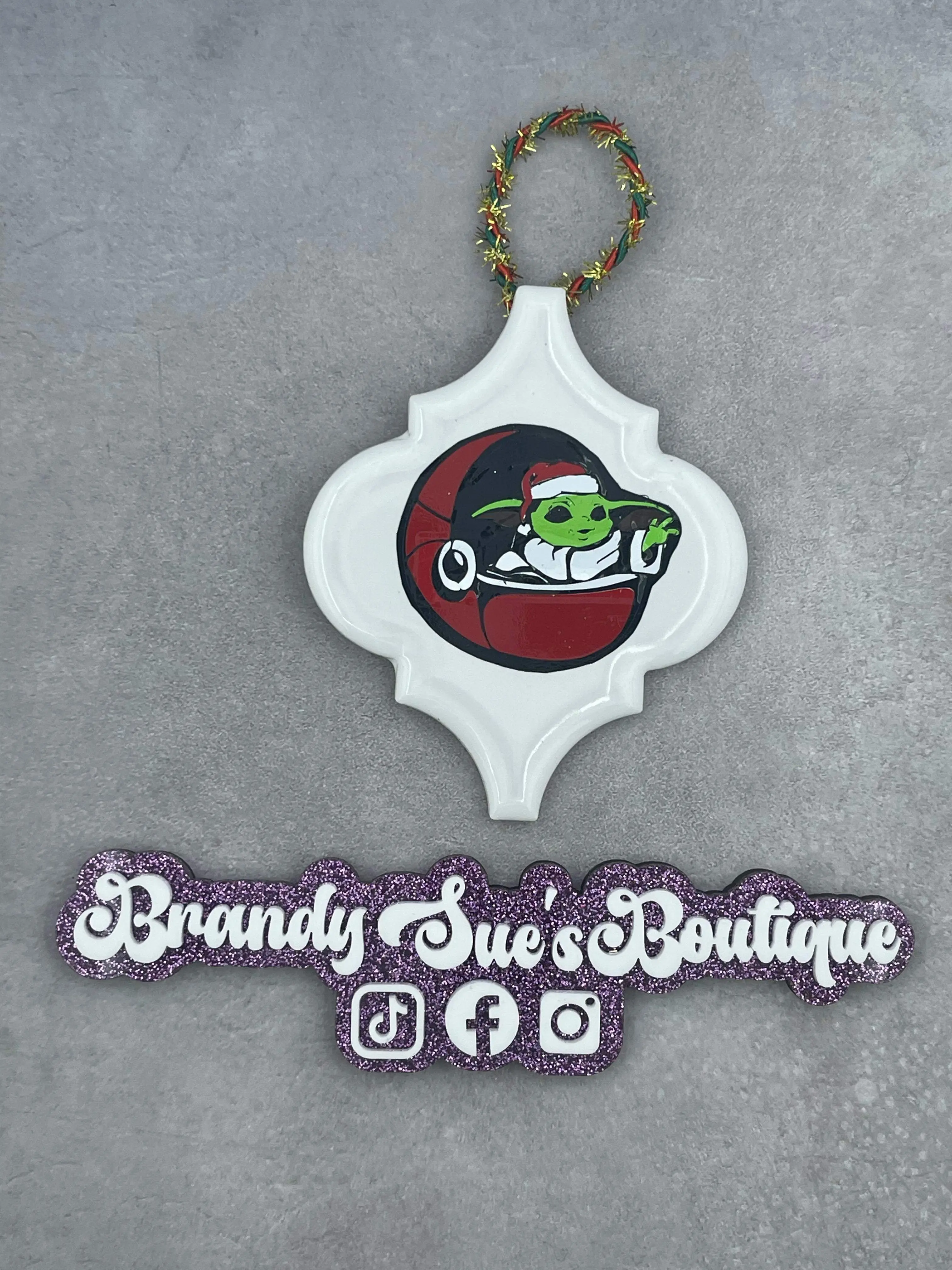 Porcelain Christmas Ornament