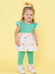 Springtime Coop Ruffle Outfit