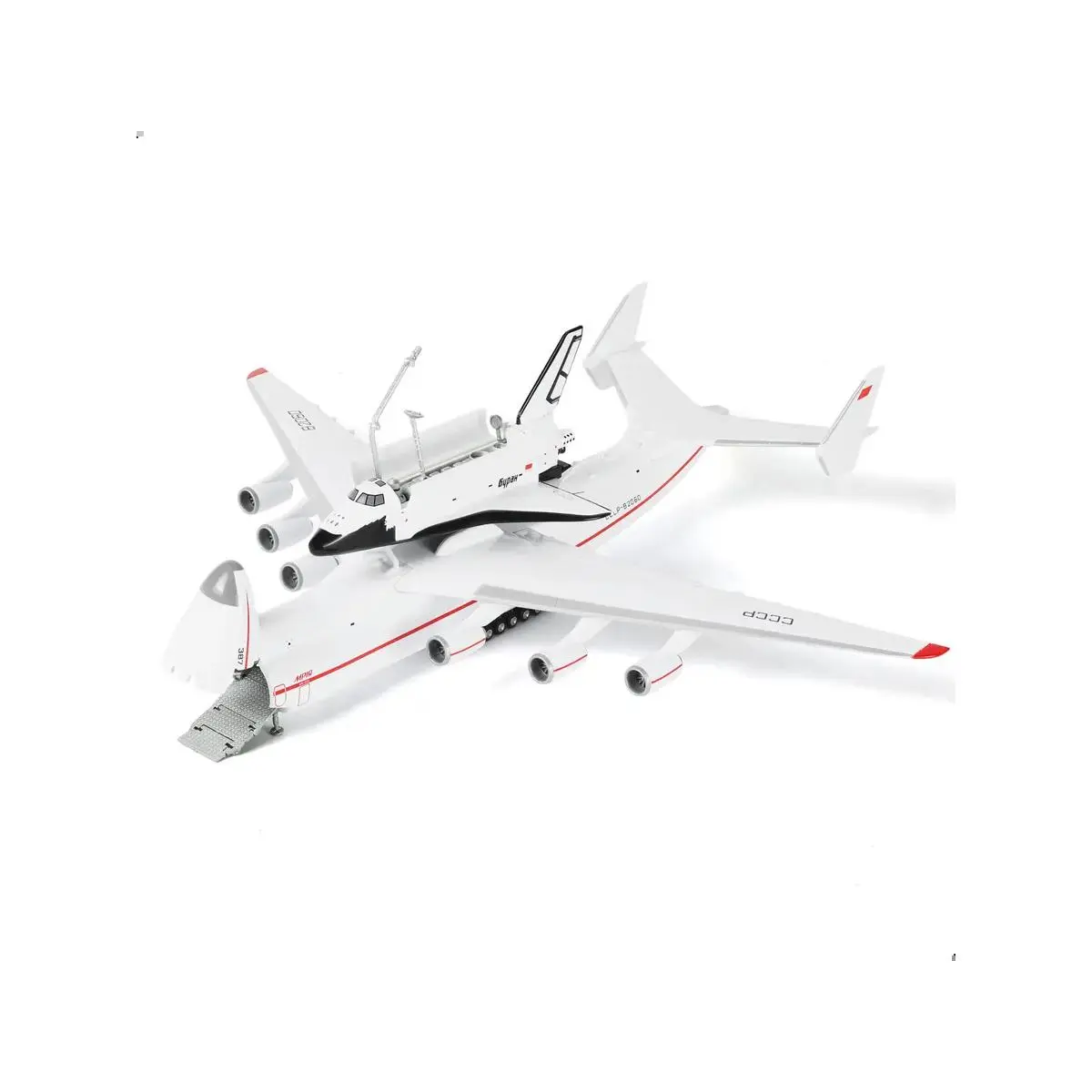 An-225 Mriya aircraft model with Buran 1:200 metal An-225 Mriya aircraft model with Buran 1:200 metal