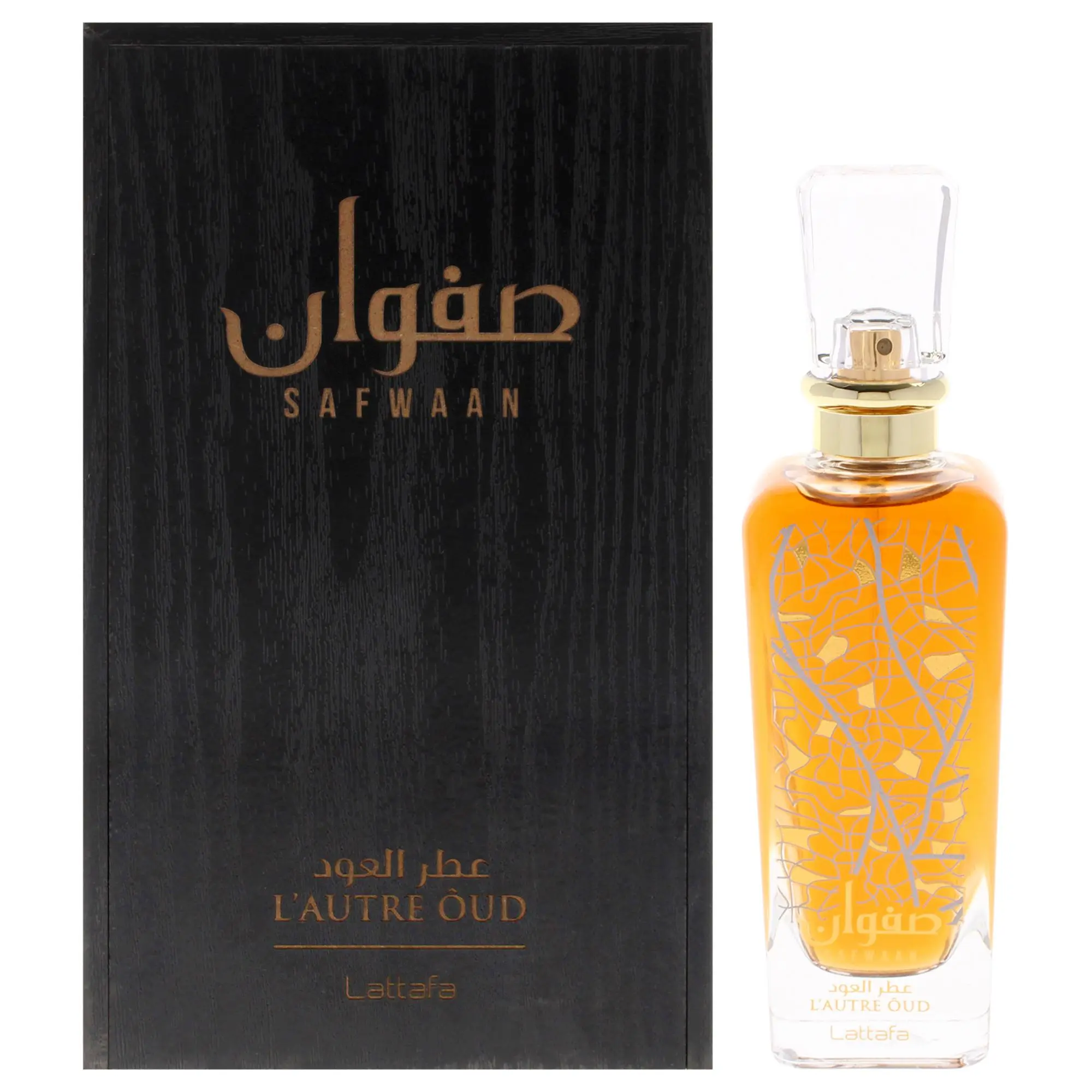 Lattafa Safwaan Lature Oud Eau De Parfum for Women — Rose, Spicy Notes, Amber, 3.4 oz (100 ml) | unisex amber woody cologne, lattafawomen's prive rose perfume, unisex woody perfume, lattafaamethyst oud edp perfume, rose perfume, woody notes, amber oud