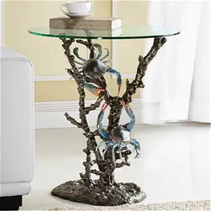 SPI Home- San Pacific Intl  Crabs And Coral End Table