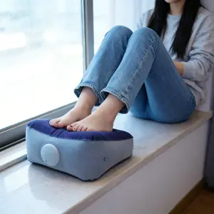 Inflatable Foot Pad Pillow, Comfortable Cushion for Office, Home, Camping, Leisure, No Padding, Ideal for Relaxing Anywhere