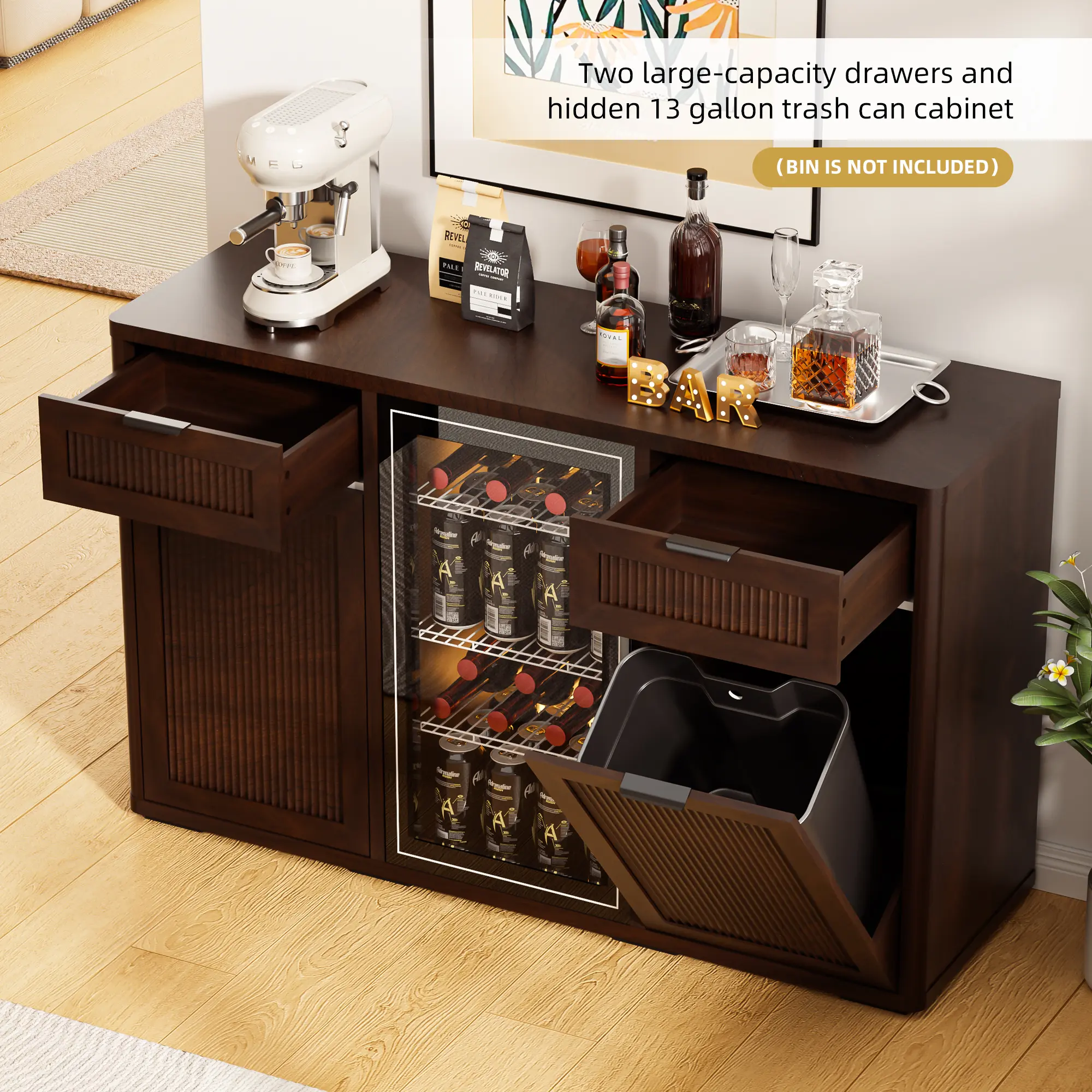 knee length dresses for ladies Mini Fridge Stand with Storage, Heavy Duty Mini Fridge Table with Roll –  shopGDLF main image 1