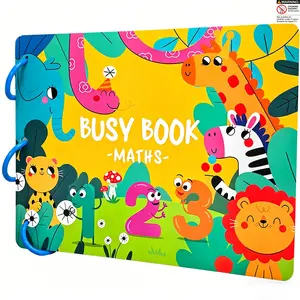 Busy Book Learning Activities Fine Motor Skills Montessori Busy Book Learning Number Enlightenment Educational Workbook Sorting Matching Games Learning Tool