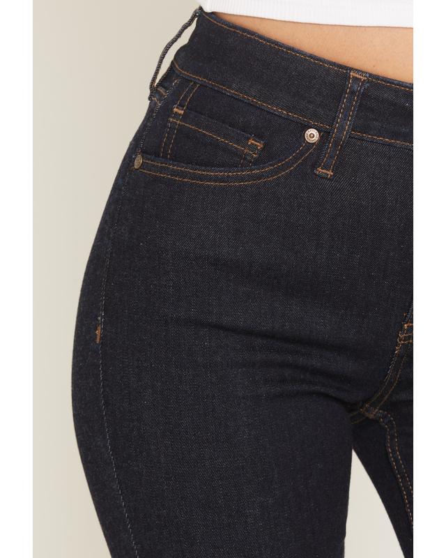 Shyanne Women's Birdie Dark Wash Luna High Rise Flare Stretch Denim Jeans - Swfa25j5-Dkw