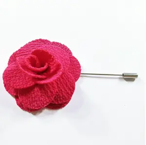 Flower Lapel Pin Rose Pink