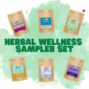 Herbal Wellness Tea Sampler (6 Blend Set) | Sleep Detox Gut Immunity Breathe