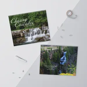 Chasing Cascades Photography Calendar (2026) - Beautiful Scenic Photography, Yearly Planner, Gift for Nature Lovers, Home Decor