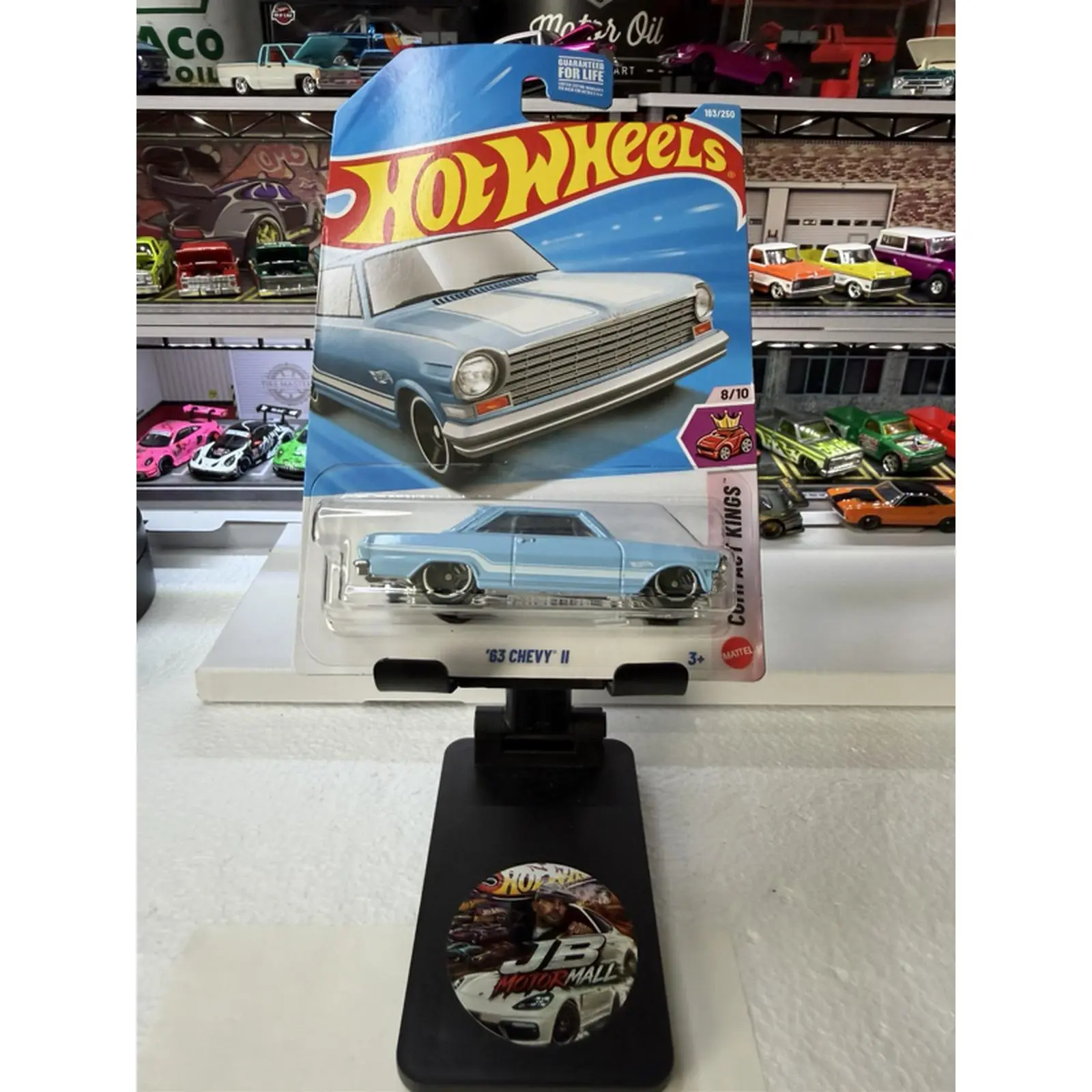 Hot Wheels 1963 Chevy II Diecast Model Car - Limited Edition Collectible Toy for Kids and Adults