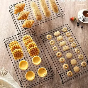 2/3 pieces, foldable and stackable cooling racks for baked goods, perfect for cookies, bread, pastries, etc. Baking tools, kitchen gadgets, kitchen accessories