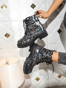 Women's Lace-Up Combat Boots, All Match Boots, Casual Outdoor Boot, Fashionable Comfort Shoes for Outdoor Activities, Stylish Women's Accessories, Perfect for Hiking & Traveling