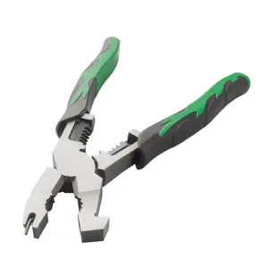 10-in-1 Upgraded Multi-Function Wire Stripper with Voltage Tester, Heavy Duty Cutting, Stripping, Crimping Pliers for Electricians, Workshops, and Home Electrical Repairs