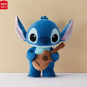 MINISO Disney Stitch Series 12" Plush - Music Festival Standing Doll, Adorable Collectible Plush Toy, Ideal Gift for All Occasions