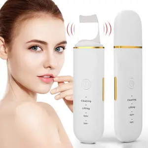 Scraping machine,high frequncy vibiation，Skin scrub, facial scrub, skin care scrub, deep facialcleansing tool，4 modes, skin scraper, stainless spatula，Portable Home Skin Care Tools，holiday gifts，for boys and girls Skin Care，holiday gift