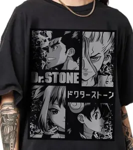 Dr Stone Characters Gildan Tee & Comfort Colors Shirt, Senku Anime Manga Graphic Tee, Otaku Streetwear