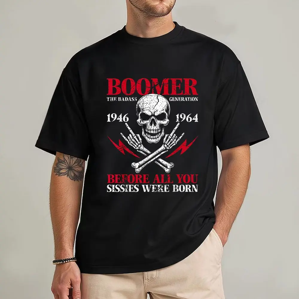 Boomer Generation Funny Vintage Graphic, Unisex Gildan Cotton Shirt - Retro 1946 1964 Baby Boomer Tee, Classic Humor Shirt, Vintage Style Casual Graphic Top, Birthday Gift for Men Women, Nostalgic Generation Apparel