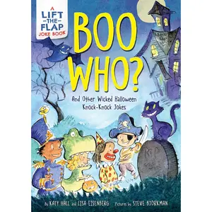 USED-Boo Who?: And Other Wicked Halloween Knock-Knock Jokes: A Lift-The-Flap Halloween Joke Book for Kids by Hall, Katy (Paperback)
