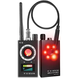 Hidden Camera Detectors, Anti Spy Camera Finder, GPS Tracker Detector, Hidden Devices Detector for Airbnb, Hotels, Bathroom, Home, Office, Black, V18