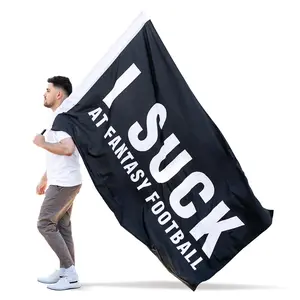 I Suck At Fantasy Football Flag 6ft I Suck At Fantasy Football Flag 6ft