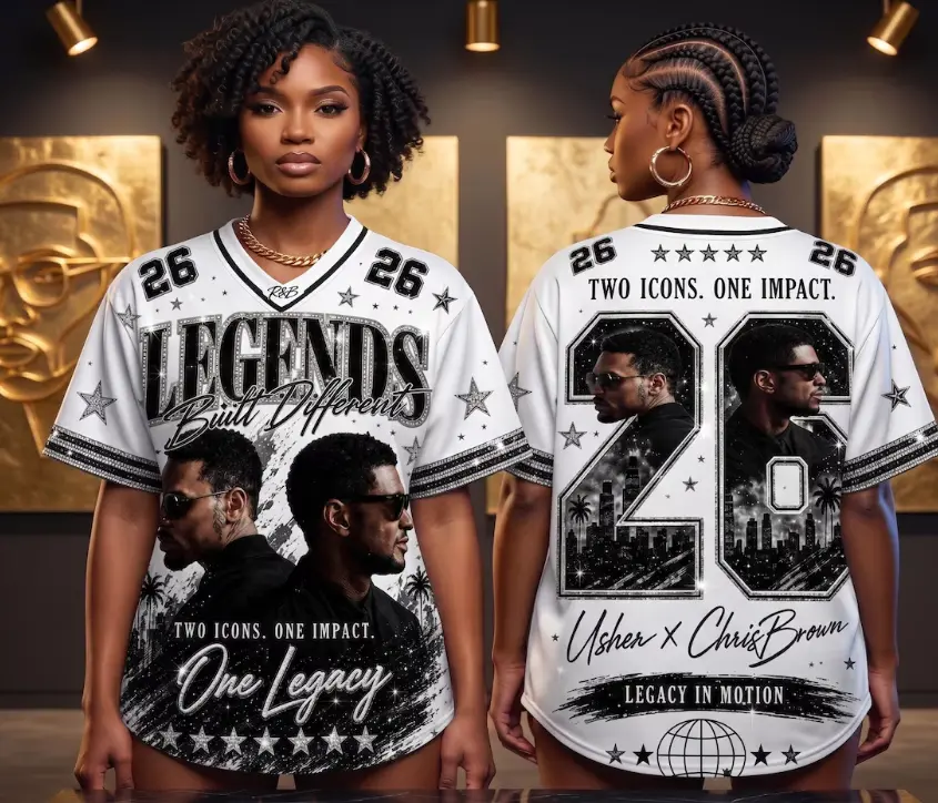 26 Legends Raymond Brown Football Jersey Shirt – R B Tour Hip Hop Graphic Tee, Unisex Streetwear Fan Jersey