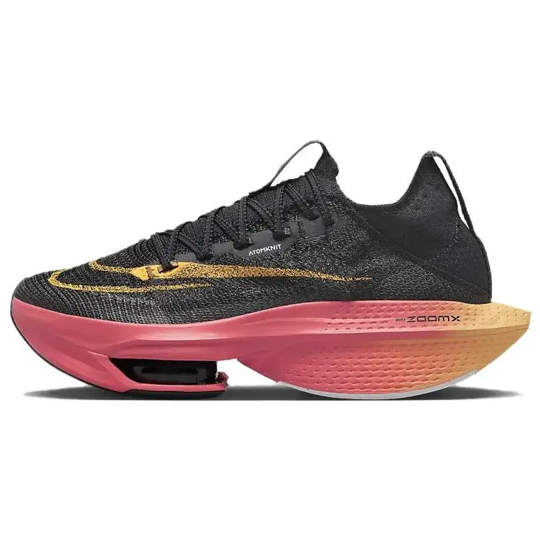Nike Air Zoom Alphafly Next 2 Black Sea Coral Low Top Running Shoes Women's DN3559-001