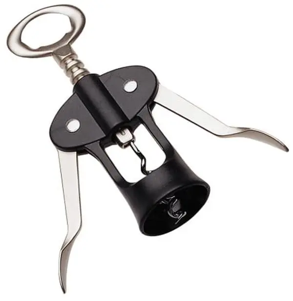 Progressive Housewares Winged Corkscrew Wine Bottle Opener, Plastic Kitchen Utensils, GT-3009
