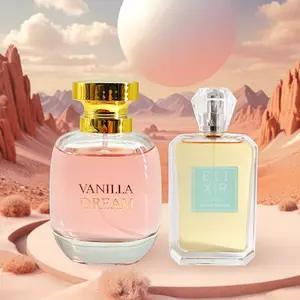 2PACK/200ML Tropical Floral Perfume - Banana Coconut & Pear Jasmine for Poolside Relaxation & Evening Enchantment