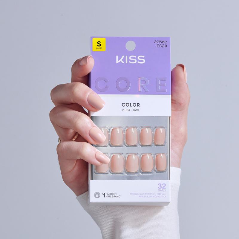 KISS CORE Color Press On Glue Nails - Aesthetic