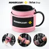 MANUEKLEAR Adjustable D-Ring Hook Ankle Straps & Single Strap Wrist Cuffs - Premium Leather Feel, Neoprene Padded, Home Gym Equipment, Portable Resistance Home Workout Gear, Glute Gains & Lower Body Training, Resistance Band Workout
