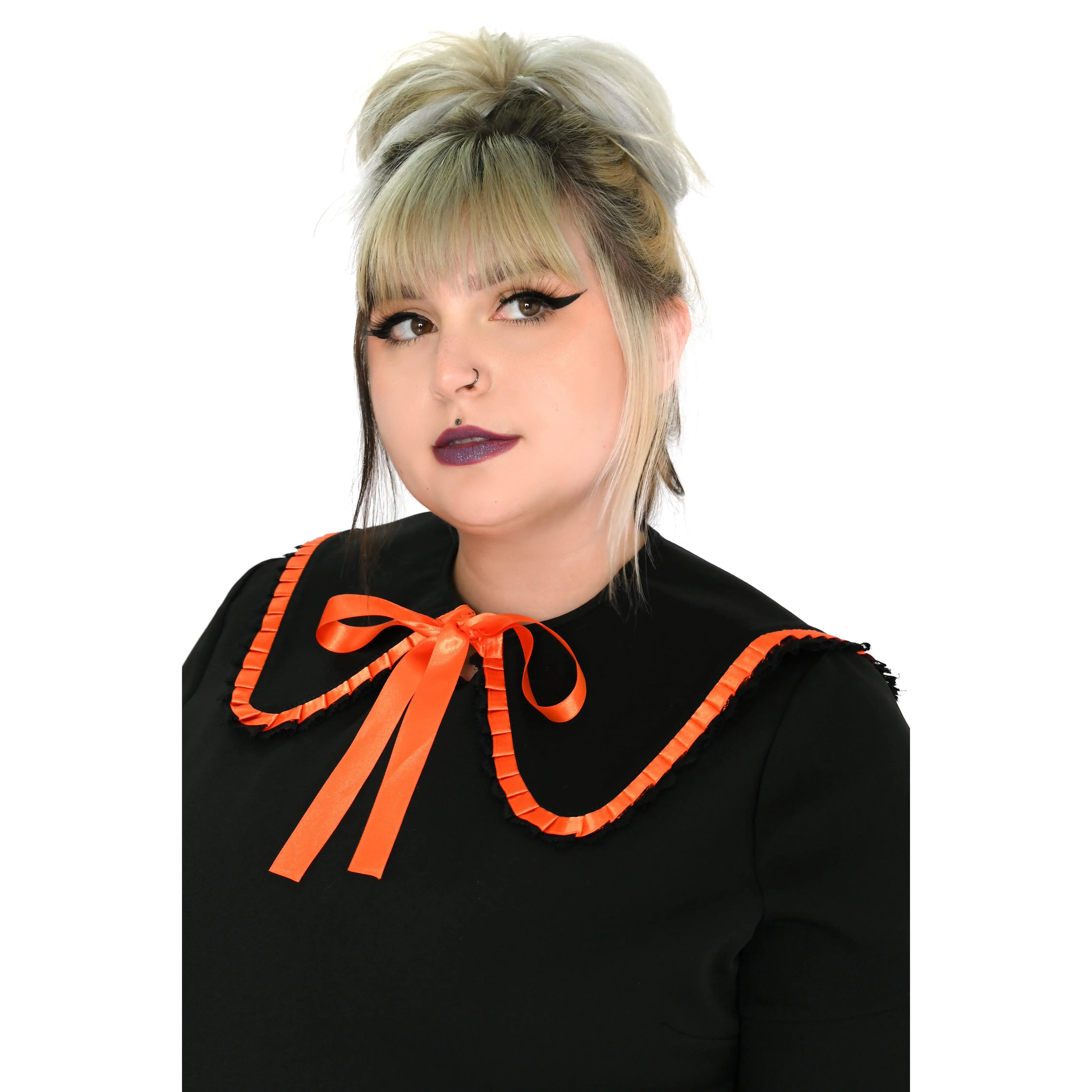 Claudia Collar - Black/Orange