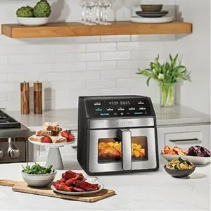Gourmia GAF858 8-Quart Digital Air Fryer with One-Touch Functions, Window & Light - Household Kitchen Appliance fryer  black