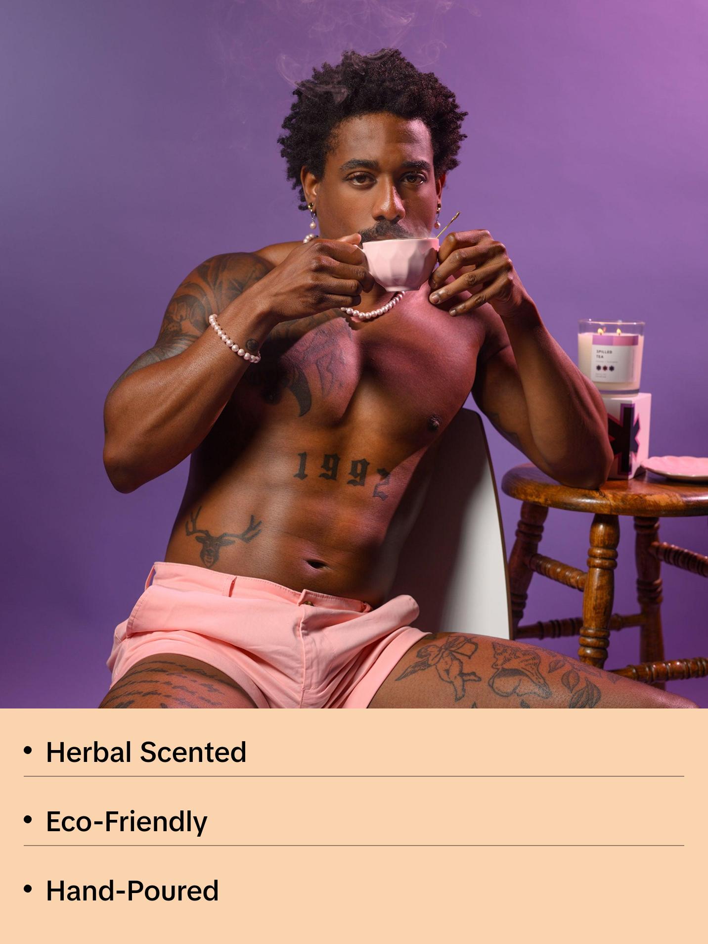 SPILLED TEA Lavender, Chamomile, Eucalyptus Candle