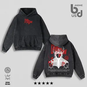 Jin Enjoji Jiji Dandadan Season 2 Hoodie Wash – Oversize Unisex Cotton, Double Printed Cool Style, Classic Graphic Tee, Streetwear, Menswear, Gift For Anime Fan