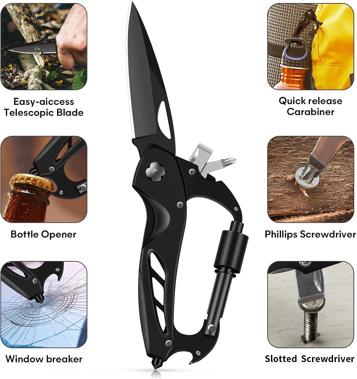 1pc Multifunctional Portable Folding Kitchen Knife - Versatile Fruit Cutting Tool, Knives, Compact, One-Piece